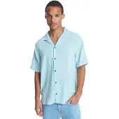 Quiksilver Funktionshemd "Sunrise", Herren, Gr. S, blau (blau haze), Obermaterial: 55% Baumwolle, 45% Hanf., Hemden Funktionshemd