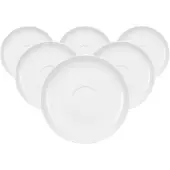 Villeroy & Boch Untertasse "Kaffeeuntertassen Anmut ø 17,9 cm 6er Set weiß"