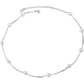 Ailoria Perlenkette "Halskette MASAKO", Damen, silber, Halsketten Perlenkette