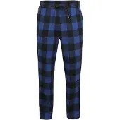 Steppin' Out Lounge-Hose Kariert Blau