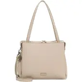 Tamaris Shopper "Shopper TAS Katharina", Damen, Gr. B/H/T: 30,5cm x 26cm x 12cm 0, beige (beige 400), Polyester, Taschen Shopper
