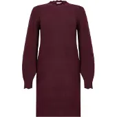 Vila Vinikolina Langärmeliges Strickkleid