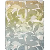 Biederlack Wohndecke Horizon Flora 150x200 cm - grün;beige;blau