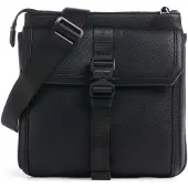 Armani Exchange für Herren. XM002568AF22537MC105 Umhängetasche Fabric schwarz (OSFA), Lässig, Polyester