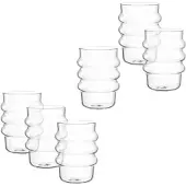Leonardo Gläser-Set "Trinkglas SOLE, 350 ml, 6er-Set" mit modernem Bubble-Design