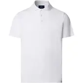 Hackett für Herren. HM5600098 Weißes Pima-Poloshirt (L), Lässig, Baumwolle, Kurzarm