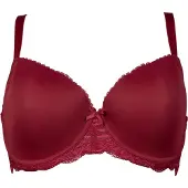 After Eden Bügel-BH, Damen, Gr. 80, Cup H, rot (bordeaux), Obermaterial: 51% Polyester, 42% Polyamid, 7% Elasthan, , BHs Bügel-BH