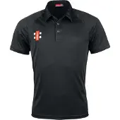Gray Nicolls Cricket Poloshirt Matrix V2 schwarz XS extra small - Sportbekleidung