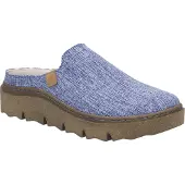 Josef seibel Hausschuh "Carmaux 01, ocean", Damen, Gr. 38, blau (ocean), Obermaterial: 80% Rindsleder Leather cow. 20% Textilmaterial TEXMAT., Schuhe Hausschuh