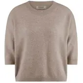 Peter Hahn Rundhals-Pullover aus 100% Kaschmir beige, 40