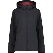 CMP Damen Funktionsjacke WOMAN ZIP HOOD SOFTSHELL LONG JACKET