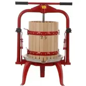 Baesso F25 - manuelle Obst- und Gemüsespindelpresse 20 L - Holzpresskorb