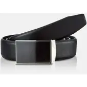Lerros Ledergürtel "Citybelt *Elegance*", Herren, Gr. 105, schwarz, Kunstfaser, Gürtel Ledergürtel