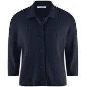 Peter Hahn Strickjacke 3/4-Arm blau, 44