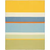 Biederlack Plaid "Plaid Summer", fresh stripe, B:130cm L:170cm, Baumwolle, Polyacryl, Wohndecken, Plaid, sommerliches Plaid mit Fransen
