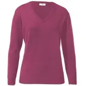 Peter Hahn V-Pullover aus 100% Schurwolle Pure Tasmanian Wool rosé, 36