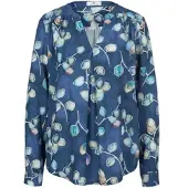 Peter Hahn Bluse zum Schlupfen blau, 36