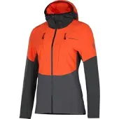La Sportiva Session Tech Hoody Women carbon/cherry tomato (G00R22) M