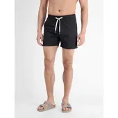 Lerros Badeshorts "Herren Beach-Shorts mit Innenhose", Herren, Gr. XXL, Normalgrößen, schwarz, 100% Nylon, Badehosen Badeshorts
