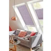Sunlines Dachfensterplissee "Classic Style Crepe" Lichtschutz verspannt mit Führungsschienen