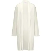 Peter Hahn Long-Strickjacke weiss