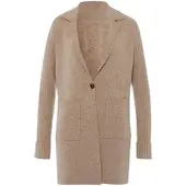 Peter Hahn Strickmantel aus 100% Kaschmir beige, 36