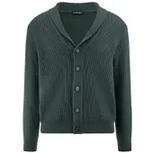 Louis Sayn Schalkragen-Strickjacke grün