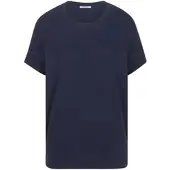 Peter Hahn Rundhals-Pullover aus 100% SUPIMA-Baumwolle blau, 48
