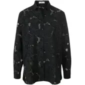 Peter Hahn Bluse schwarz, 46