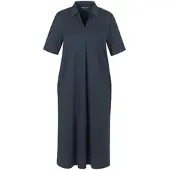 Green Cotton Jersey-Kleid Frederikke blau, 52