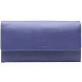 Esquire Leder Geldbörse Peru Ladies Purse Night Blue blau