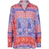 Peter Hahn Bluse rot