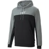 Puma Ess+ Metallic Block Hoodie Herren black M