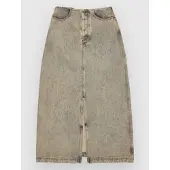 Element Jeansrock "Maxi", Damen, Gr. 29, beige (bleach tint), Obermaterial: 70% Baumwolle, 30% Baumwolle., Röcke Jeansrock