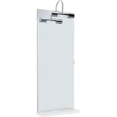 Evenes Spiegel mit Beleuchtung + Ablage, weiß hochglanz, 350 x 900 mm