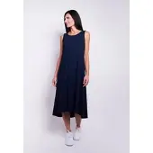 Seidel Moden Midikleid Ohne Taschen ärmellos, aus Viskose - MADE IN GERMANY