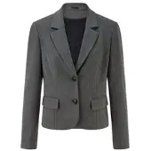 Peter Hahn Jersey-Blazer grau