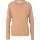 Peter Hahn Rundhals-Pullover aus Kaschmir braun, 46