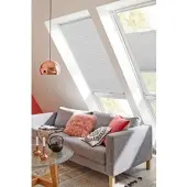 Sunlines Dachfensterplissee "StartUp Style Honeycomb VD" abdunkelnd verspannt mit Führungsschienen