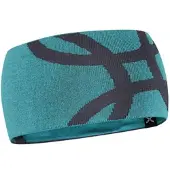Montura Merino Logo Band turquoise/graphite blue (730890) M