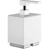 Gessi Rettangolo Accessoires Seifenspender Standversion, Behälter weiß, 20837099, Farbe: Schwarz XL