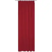 Wirth Vorhang "Dim out", rot, B:142cm H:185cm, Polyester, Gardinen, Vorhang, nach Maß