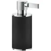Gessi Inciso Stand-Seifenspender, Behälter schwarz matt, 58538