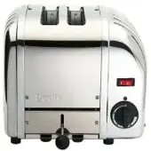 Ernst Neumärker GmbH & Co. KG Dualit Classic Toaster, Robuster Premium-Toaster für optimales Toasten und Auftauen, 2 Schlitze