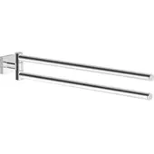 Evenes Handtuchhalter Elean, zweiarmig, Messing verchromt - 93 136 21