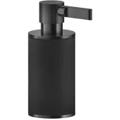 Gessi Inciso Standseifenspender, Behälter schwarz matt, 58538707, Farbe: Metall Schwarz gebürstet PVD