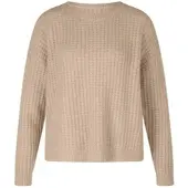Peter Hahn Rundhals-Pullover aus Kaschmir beige, 46
