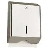 Jofel INOX Z600 Falthandtuchspender, Abschließbar, Maße: 25 x 33 x 12,5 cm, Edelstahl gebürstet