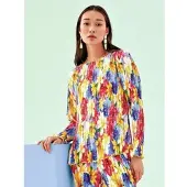 Uta Raasch Shirt U-Boot-Ausschnitt multicolor