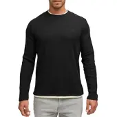 Indicode Longsleeve Sigfinn 45-673 Schwarz Regular Fit